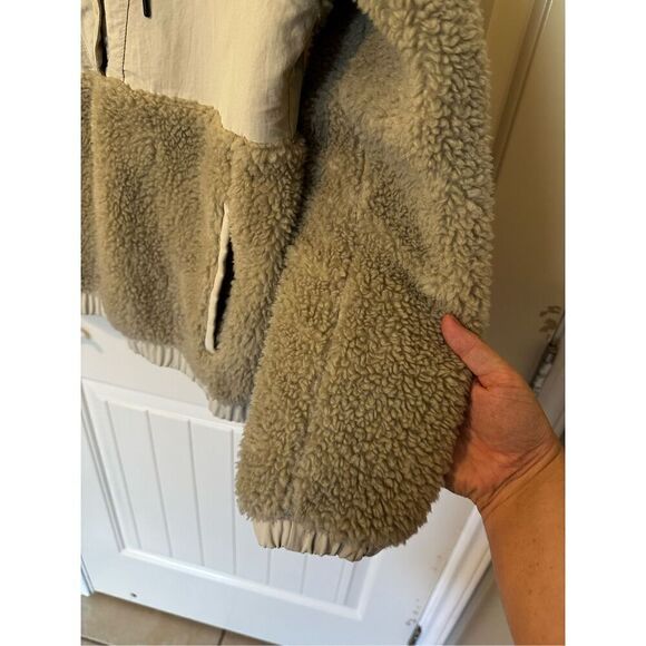 NWOT Patagonia Pelican Tan Fleece Shelled Retro-X Sherpa Pullover Jacket Small - Picture 10 of 16